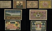 banknoty zastępcze, zestaw różnych bonów plebiscytowych (Niemcy, Szlezwik Północny), 1919–1922