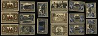 zestaw 8 banknotów 1921, w zestawie: 50, 75 feni