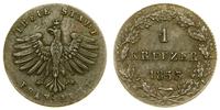 1 krajcar 1853, Frankfurt, bilon, ładnie zachowa