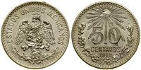 50 centavo 1913, Meksyk, srebro próby 800, ok. 1