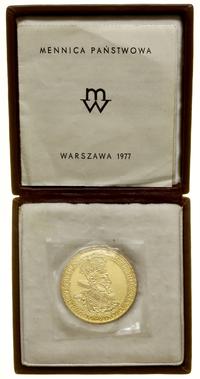 Polska, replika pięciodukatowej donatywy gdańskiej z 1614 r, wykonane w 1977