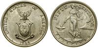 50 centavo 1944 S, San Francisco, srebro próby 7