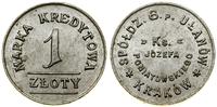 1 złoty 1922–1939, aluminium, 1.72 g, pięknie za