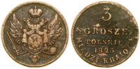 Polska, 3 grosze polskie, 1826 IB
