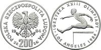 200 złotych 1984, Warszawa, Olimpiada Los Angele