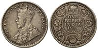 1 rupia 1914, srebro, patyna, KM 524