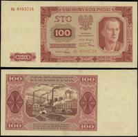 100 złotych 1.07.1948, seria EK, numeracja 68935