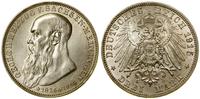 3 marki pośmiertne 1915, Monachium, piękne, paty
