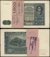 20 x 50 złotych 1.08.1941, seria E, numeracje 51