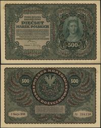 500 marek polskich 23.08.1919, seria I-BM, numer