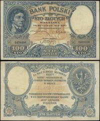 100 złotych 28.02.1919, seria C, numeracja 54592