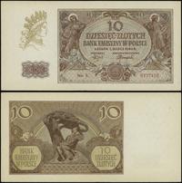 10 złotych 1.03.1940, seria L, numeracja 6777453