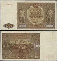 1.000 złotych 15.01.1945, seria N, numeracja 307
