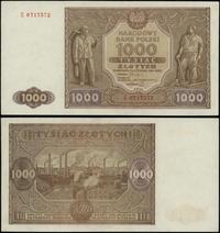 1.000 złotych 15.01.1946, seria S, numeracja 071