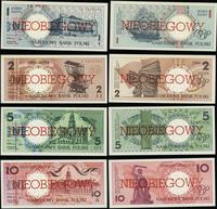komplet nieobiegowych banknotów serii miasta pol
