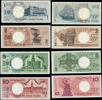 komplet obiegowych banknotów serii miasta polski