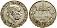 Węgry, 5 koron, 1909 KB