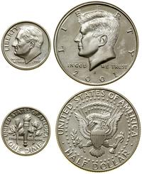 Stany Zjednoczone Ameryki (USA), lot 2 monet, 2001 S