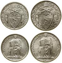 lot 2 monet 1942, Rzym, 1 lir, 2 liry, stal nier