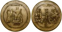 Polska, medal z serii królewskiej PTAiN – Mieszko II – niedocięty krążek, 1984