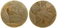 medal wybity z okazji pierwszej podróży statku M