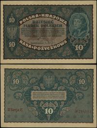 10 marek polskich 23.08.1919, seria II-E, numera