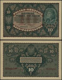 10 marek polskich 23.08.1919, seria II-DW, numer
