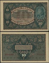 10 marek polskich 23.08.1919, seria II-BX, numer