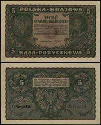 5 marek polskich 23.08.1919, seria II-DL, numera