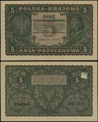 5 marek polskich 23.08.1919, seria II-K, numerac