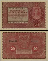 20 marek polskich 23.08.1919, seria II-DC, numer