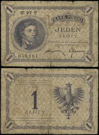 1 złoty 28.02.1919, seria 97 F, numeracja 056161