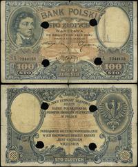 100 złotych 28.02.1919, seria A, numeracja 72441