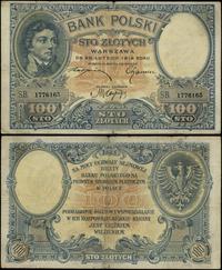 100 złotych 28.02.1919, seria B, numeracja 17761