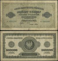 500.000 marek polskich 25.04.1923, seria G, nume