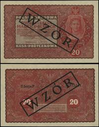 20 marek polskich 23.08.1919, seria II-P, numera
