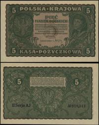 5 marek polskich 23.08.1919, seria II-AJ, numera
