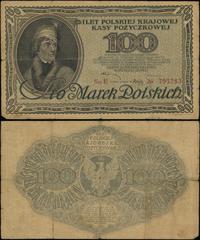 100 marek polskich 17.02.1919, seria E, numeracj