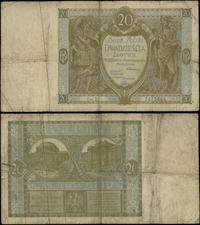 20 złotych 1.09.1929, seria DL, numeracja 747386