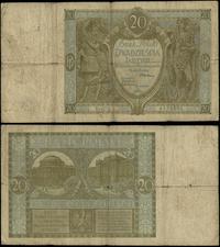 20 złotych 1.09.1929, seria DN, numeracja 117889