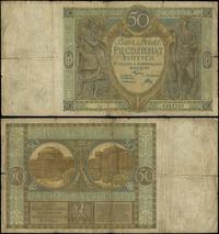 50 złotych 28.08.1925, seria Ł, numeracja 699520