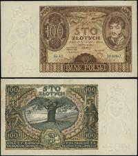 100 złotych 2.06.1932, seria AU, numeracja 58369