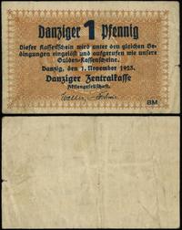 1 fenig 1.11.1923, inicjały drukarni BM, bez num
