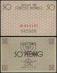 50 fenigów 15.05.1940, numeracja 814137 w kolorz