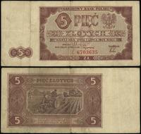 5 złotych 1.07.1948, seria C, numeracja 6703635,