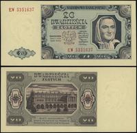 20 złotych 1.07.1948, seria EW, numeracja 535163