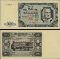 20 złotych 1.07.1948, seria CK, numeracja 682919