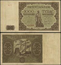 1.000 złotych 15.07.1947, seria H, numeracja 917