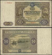 50 złotych 15.05.1946, seria L, numeracja 993850