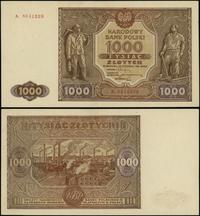 1.000 złotych 15.01.1946, seria A, numeracja 884